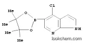 Molecular Structure of 1072145-24-4 (4-Chloro-5-(4,4,5,5-tetramethyl-1,3,2-dioxaborolan-2-yl)-1H-pyrrolo[2,3-b]pyridin)